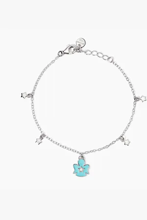 MABINA GIOIELLI BRACCIALE CON ANGIOLETTO E STELLINE BABY ANGEL