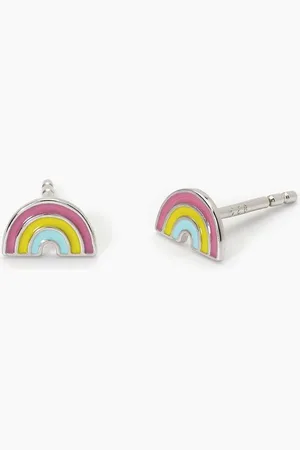 MABINA GIOIELLI ORECCHINI IN CON ARCOBALENO RAINBOW