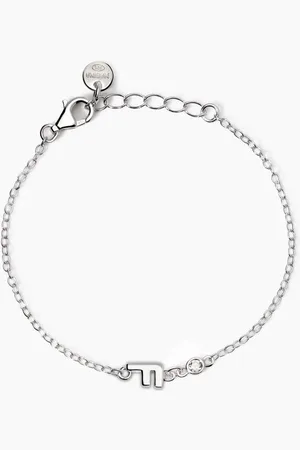 MABINA GIOIELLI BRACCIALE NEONATO CON LETTERA F WELCOME BABY