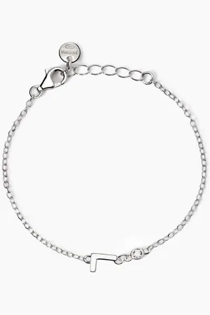 MABINA GIOIELLI BRACCIALE NEONATO CON LETTERA L WELCOME BABY