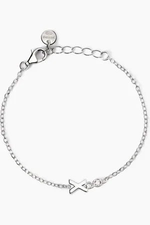 MABINA GIOIELLI BRACCIALE NEONATO CON LETTERA X WELCOME BABY