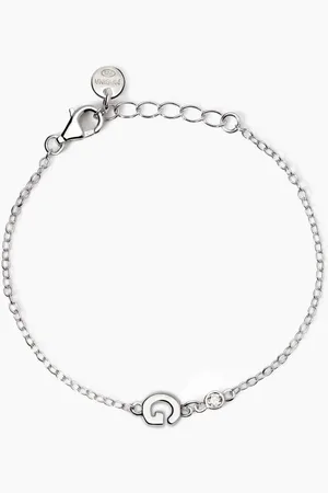 MABINA GIOIELLI BRACCIALE NEONATO CON LETTERA G WELCOME BABY