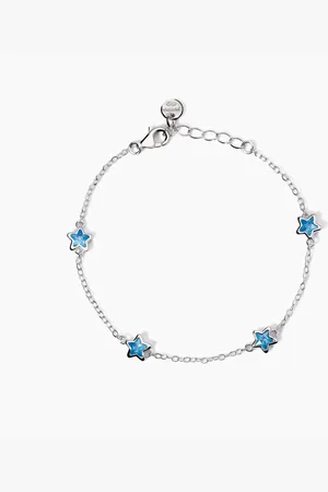 MABINA GIOIELLI BRACCIALE CON STELLINE AZZURRE INCANTO