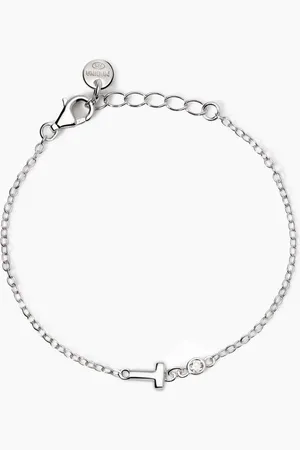 MABINA GIOIELLI BRACCIALE NEONATO CON LETTERA T WELCOME BABY