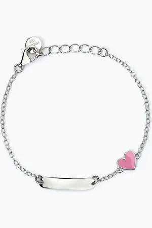 MABINA GIOIELLI BRACCIALE PERSONALIZZABILE IN CON CUORICINO HEART