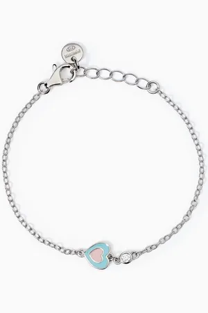 MABINA GIOIELLI BRACCIALE DA BAMBINA CON CUORICINO TVB