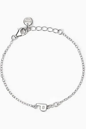 MABINA GIOIELLI BRACCIALE NEONATO CON LETTERA P WELCOME BABY