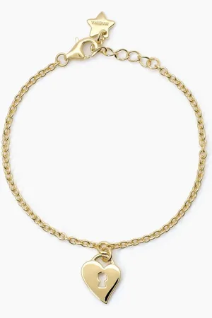 MABINA GIOIELLI BRACCIALE CON LUCCHETTO CUORE SEGRETO