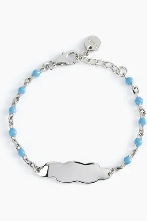 MABINA GIOIELLI BRACCIALE AZZURRO CON NUVOLETTA INCIDIBILE