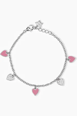 MABINA GIOIELLI BRACCIALE JUNIOR IN CON CUORI PENDENTI MON AMOUR