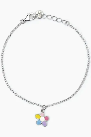 MABINA GIOIELLI BRACCIALE IN CON FIORELLINO BLOOM