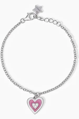 MABINA GIOIELLI BRACCIALE JUNIOR IN CON CUORE PENDENTE SMALTATO TVB