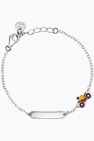 MABINA GIOIELLI BRACCIALE CON MOTO E TARGHETTA INCIDIBILE MOTO-TAG