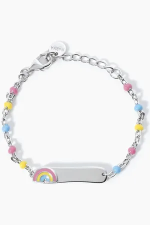 MABINA GIOIELLI BRACCIALE PERSONALIZZABILE ARCOBALENO RAINBOW-TAG