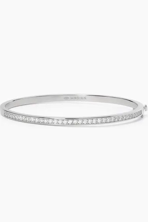 MABINA GIOIELLI BRACCIALE RIGIDO IN CON PIETRE LADY B