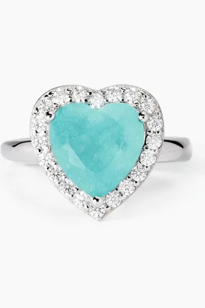 MABINA GIOIELLI ANELLO IN CON GLASS AZZURRO NON SARA