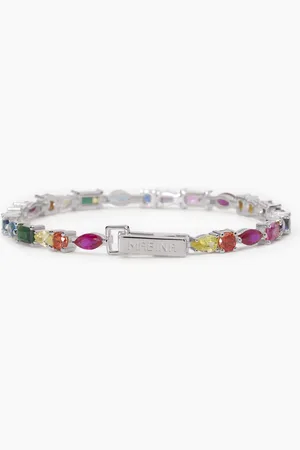 MABINA GIOIELLI BRACCIALE TENNIS MULTICOLOR LUXURY