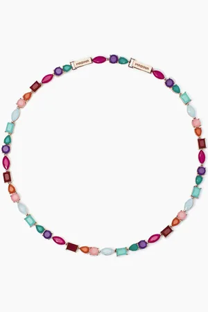 MABINA GIOIELLI GIROCOLLO CON FUSION STONE MULTICOLOR SANTORINI