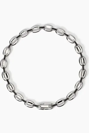 MABINA GIOIELLI BRACCIALE CON MAGLIA MARINA E ZIRCONI OCEANO
