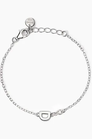 MABINA GIOIELLI BRACCIALE NEONATO CON LETTERA D WELCOME BABY