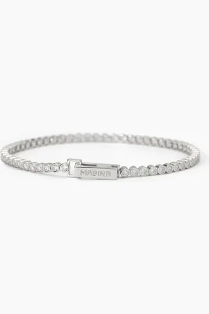 MABINA GIOIELLI BRACCIALE TENNIS IN CON ZIRCONI BIANCHI PRIVILEGIO