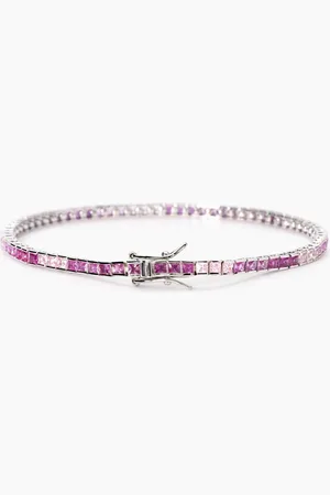MABINA GIOIELLI BRACCIALE TENNIS CON TORMALINE SINTETICHE TENNIS CLUB