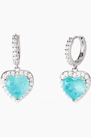 MABINA GIOIELLI ORECCHINI IN CON GLASS AZZURRO NON SARA