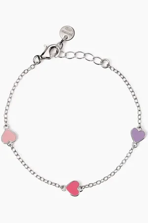 MABINA GIOIELLI BRACCIALE CON CUORICINI SMALTATI MON AMOUR