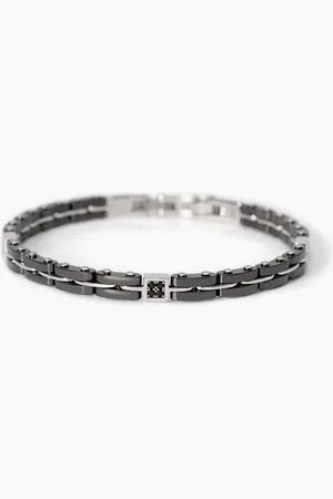 MABINA GIOIELLI BRACCIALE CON MAGLIE IN E CERAMICA OUTSIDE