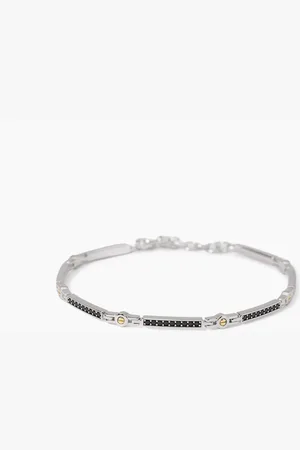 MABINA GIOIELLI BRACCIALE REGOLABILE CON PIASTRE E ZIRCONI TOOLS
