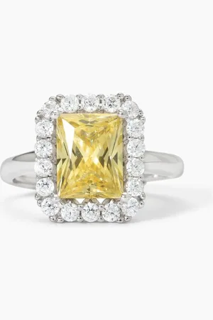 MABINA GIOIELLI ANELLO IN CON ZIRCONE LEMON DESIDERIO INFINITO