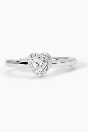 MABINA GIOIELLI ANELLO IN CON ZIRCONI BIANCHI LOVE AFFAIR