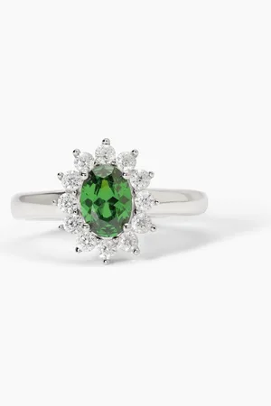 MABINA GIOIELLI ANELLO IN CON SMERALDO SINTETICO OVALE COOL OR RÉTRO?