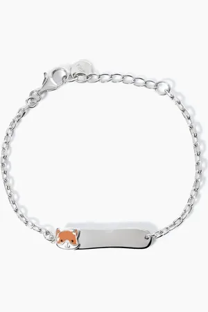 MABINA GIOIELLI BRACCIALE PERSONALIZZABILE VOLPE FOX-TAG