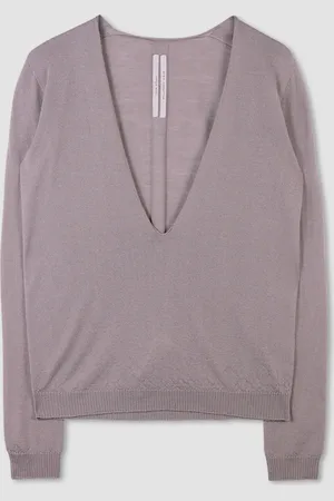 Rick Owens Pullover scollo a V extreme