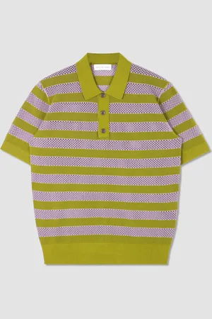 DRIES VAN NOTEN Polo a righe Mercy