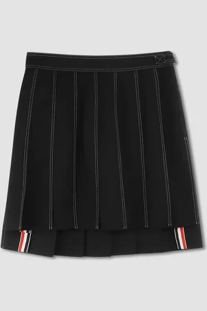 Thom Browne Minigonna a pieghe drop back
