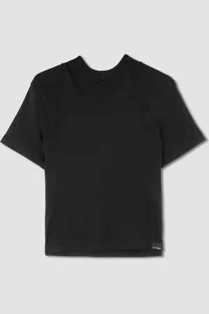 Courrèges T-shirt con cappuccio