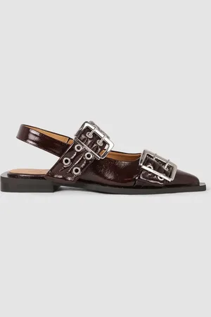 Ganni Ballerine Buckle naplack