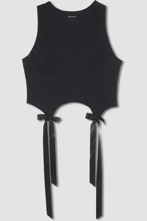 Simone Rocha Tank top easy con code fiocco