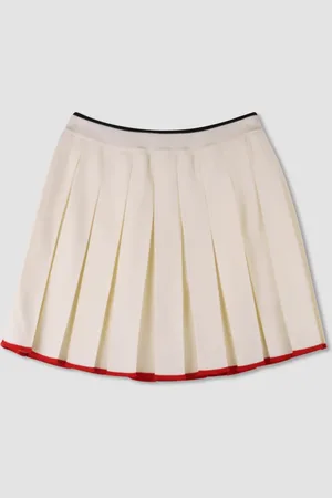 Thom Browne Mini gonna a pieghe