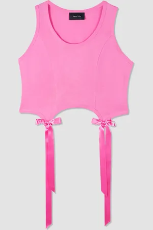 Simone Rocha Tank top easy con code fiocco