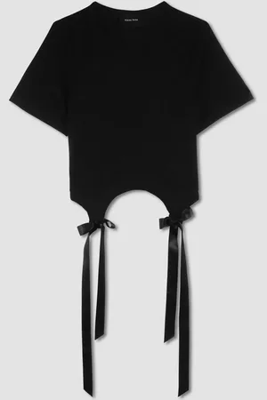 Simone Rocha T-shirt easy con code fiocco