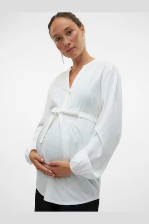 Mama;licious Top Regular Fit Colletto Cinese
