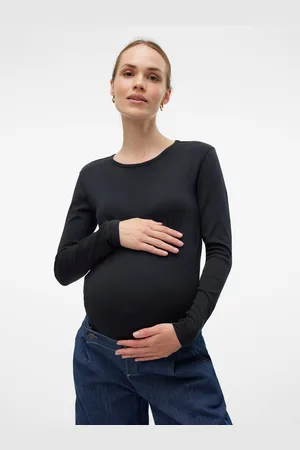 Mama;licious Top Slim Fit Paricollo