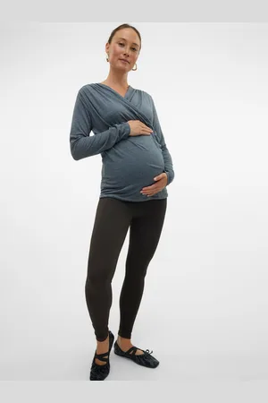 Mama;licious Leggings Slim Fit Vita Alta