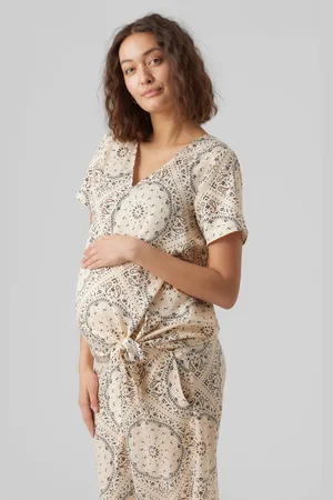 Mama;licious Top Regular Fit Collo Camicia
