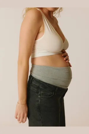 Mama;licious Jeans Wide Leg Fit Vita Bassa