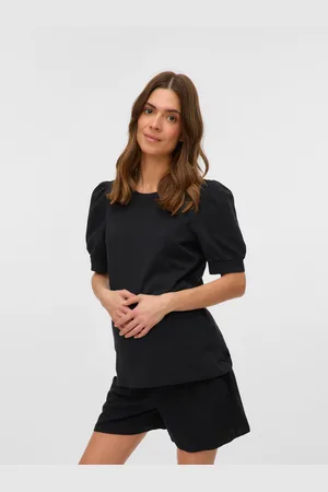 Mama;licious T-shirt Regular Fit Paricollo Maniche A Palloncino
