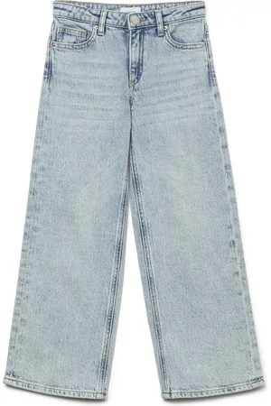 VERO MODA Vmtessa Vita Alta Wide Leg Fit Jeans